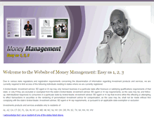 Tablet Screenshot of moneymanagementeasyas123.com